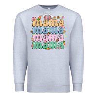 Heather Grey easter mama Premium Sweatshirt - MaliasSmallBusiness