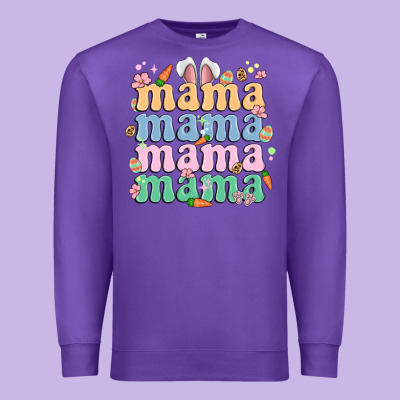 Easter Mama Premium Sweatshirt Designed By Maliassmallbusiness
