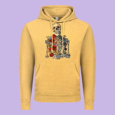Vintage Hoodie inhale peace exhale chaos
