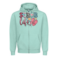Seafoam scrub life Zipper Hoodie - BundleAndBundleShop