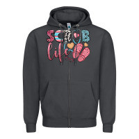 Smoke scrub life Zipper Hoodie - BundleAndBundleShop