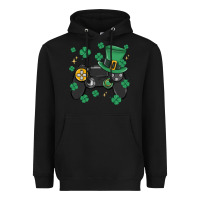 Black video game st patricks day Heavyweight Hoodie - MaliasSmallBusiness