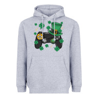 Heather Grey video game st patricks day Heavyweight Hoodie - MaliasSmallBusiness