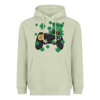 Matcha video game st patricks day Heavyweight Hoodie - MaliasSmallBusiness