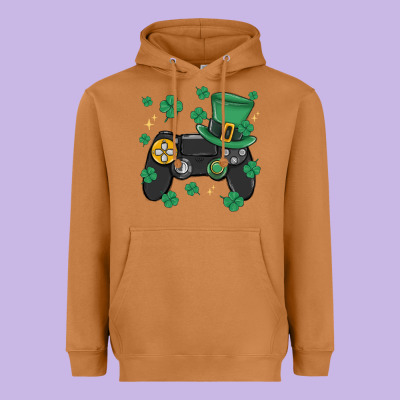 Video Game St Patricks Day Heavyweight Hoodie Designed By Maliassmallbusiness
