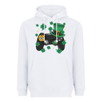 White video game st patricks day Heavyweight Hoodie - MaliasSmallBusiness