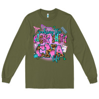 Army Green rocking the night shift cna life Long Sleeve Tee - AdoDesignShop