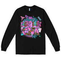 Black rocking the night shift cna life Long Sleeve Tee - AdoDesignShop