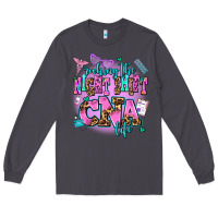 Smoke rocking the night shift cna life Long Sleeve Tee - AdoDesignShop