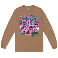 Toasted Coconut rocking the night shift cna life Long Sleeve Tee - AdoDesignShop
