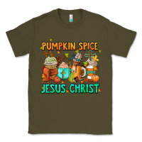 Army Green pumpkin spıce jesus christ coffee cups Classic Tee - AdoDesignShop