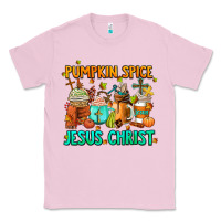 Bubblegum Pink pumpkin spıce jesus christ coffee cups Classic Tee - AdoDesignShop
