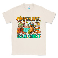 Natural pumpkin spıce jesus christ coffee cups Classic Tee - AdoDesignShop