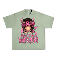 Oil Green brest cancer warrior afro messy bun Urban Heavy Tee - texasbilliewilder