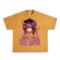 Peanut Butter brest cancer warrior afro messy bun Urban Heavy Tee - texasbilliewilder