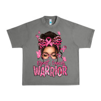 Tornado brest cancer warrior afro messy bun Urban Heavy Tee - texasbilliewilder