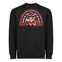 Black valentine's day cupid rainbow Heavyweight Sweatshirt - RanaPortraitStore