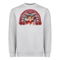 Heather Grey valentine's day cupid rainbow Heavyweight Sweatshirt - RanaPortraitStore
