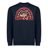 Navy valentine's day cupid rainbow Heavyweight Sweatshirt - RanaPortraitStore