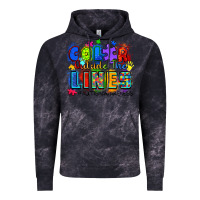 Cloud Black color outside the lines autism awareness Vintage Hoodie - Zillion Design Studio
