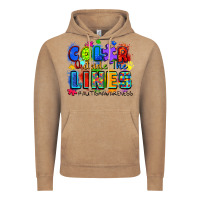 Vintage Coffee color outside the lines autism awareness Vintage Hoodie - Zillion Design Studio