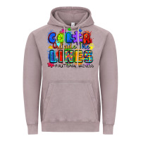 Vintage Zinc color outside the lines autism awareness Vintage Hoodie - Zillion Design Studio