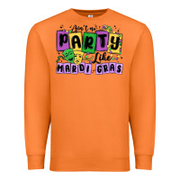 Carrot aint no party like mardi gras Premium Sweatshirt - MaliasSmallBusiness