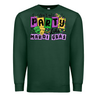 Sports Green aint no party like mardi gras Premium Sweatshirt - MaliasSmallBusiness