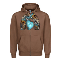 Chestnut sunflower gemstone rainbow Zipper Hoodie - JahusDesignShop