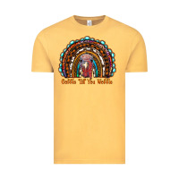 Vintage Mustard gobble till you wobble thanksgiving rainbow Vintage Tee - RanaPortraitStore