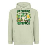 Matcha shamrock with my gnomies Heavyweight Hoodie - MaliasSmallBusiness