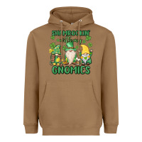 Toasted Coconut shamrock with my gnomies Heavyweight Hoodie - MaliasSmallBusiness