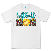 White western leopard  sunflowers glitter mom softball Premium Tee - Artiststas