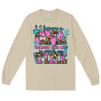 Mushroom i became a cna because your life is worth my time Long Sleeve Tee - AdoDesignShop