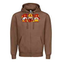 Chestnut firefighter gnomes Zipper Hoodie - Artiststas