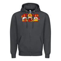 Smoke firefighter gnomes Zipper Hoodie - Artiststas