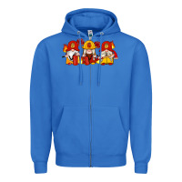 True Royal firefighter gnomes Zipper Hoodie - Artiststas