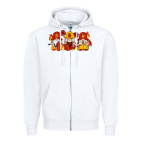White firefighter gnomes Zipper Hoodie - Artiststas