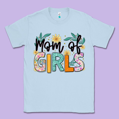 Mom Of Girls Classic Tee Designed By Jahusdesignshop