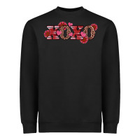 Black valentine's day xoxo sunflower heart Heavyweight Sweatshirt - RanaPortraitStore