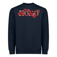 Navy valentine's day xoxo sunflower heart Heavyweight Sweatshirt - RanaPortraitStore