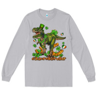 Moon Dust shamrockscrusher t rex and horseshoe Long Sleeve Tee - AdoDesignShop