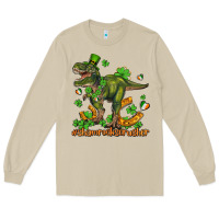 Mushroom shamrockscrusher t rex and horseshoe Long Sleeve Tee - AdoDesignShop