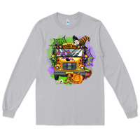 Moon Dust halloween school bus Long Sleeve Tee - AdoDesignShop