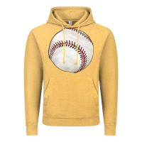 Vintage Mustard baseball Vintage Hoodie - texasbilliewilder