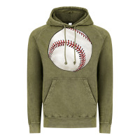 Vintage Olive baseball Vintage Hoodie - texasbilliewilder