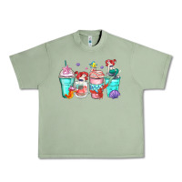 Oil Green ariel coffee cups Urban Heavy Tee - Zillion Design Studio