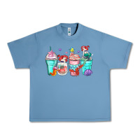 Pebble Blue ariel coffee cups Urban Heavy Tee - Zillion Design Studio