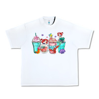 White ariel coffee cups Urban Heavy Tee - Zillion Design Studio