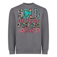 Storm hold on let me overthink this Heavyweight Sweatshirt - Zillion Design Studio